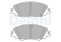 Brake Pad Set, disc brake LP3647 Delphi