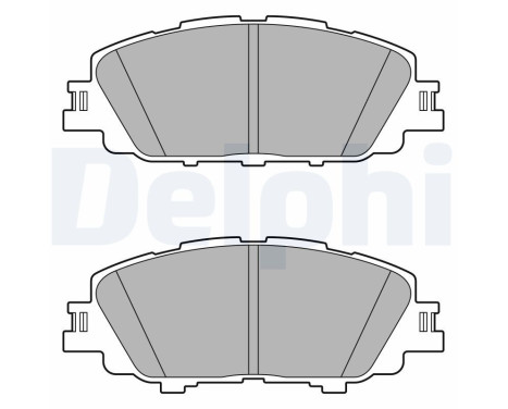 Brake Pad Set, disc brake LP3647 Delphi