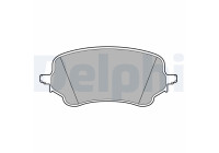 Brake pad set, disc brake LP3648 Delphi
