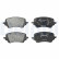 Brake pad set, disc brake LP3648 Delphi, Thumbnail 3