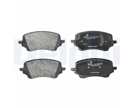 Brake pad set, disc brake LP3648 Delphi, Image 2