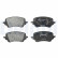 Brake pad set, disc brake LP3648 Delphi, Thumbnail 2