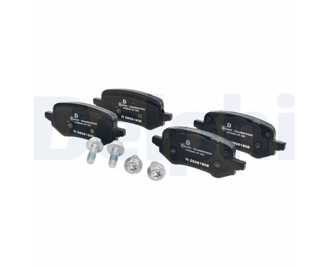 Brake Pad Set, disc brake LP3649 Delphi