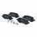 Brake Pad Set, disc brake LP3649 Delphi