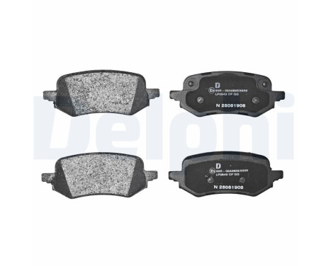 Brake Pad Set, disc brake LP3649 Delphi, Image 2