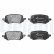 Brake Pad Set, disc brake LP3649 Delphi, Thumbnail 2