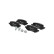 Brake Pad Set, disc brake LP3649 Delphi