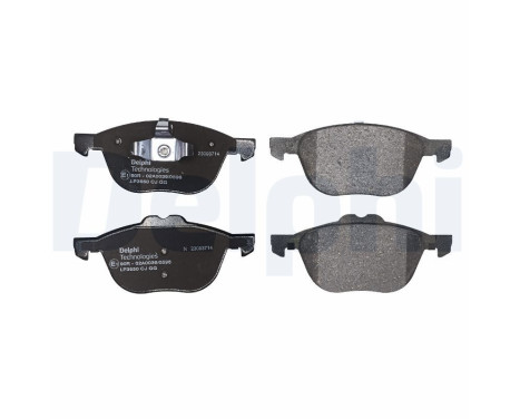 Brake Pad Set, disc brake LP3650 Delphi, Image 2