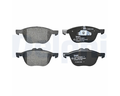 Brake Pad Set, disc brake LP3650 Delphi, Image 3