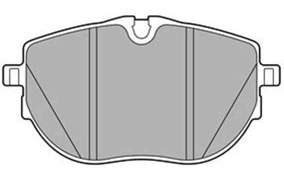 Brake Pad Set, disc brake LP3651 Delphi