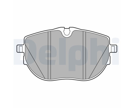 Brake Pad Set, disc brake LP3651 Delphi, Image 2