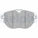 Brake Pad Set, disc brake LP3651 Delphi, Thumbnail 2
