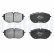Brake Pad Set, disc brake LP3652 Delphi, Thumbnail 3