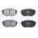 Brake Pad Set, disc brake LP3652 Delphi, Thumbnail 2