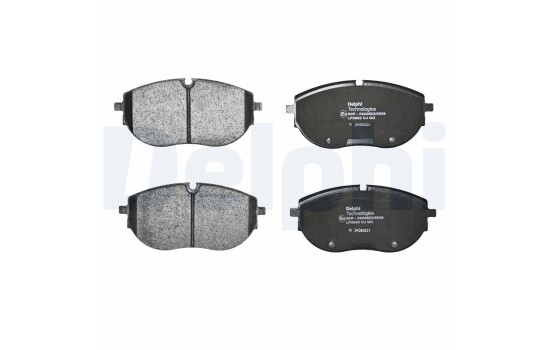 Brake Pad Set, disc brake LP3652 Delphi, Image 2