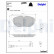 Brake Pad Set, disc brake LP3652 Delphi, Thumbnail 4