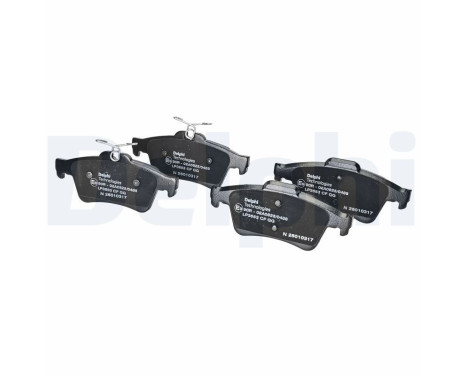 Brake Pad Set, disc brake LP3653 Delphi