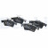 Brake Pad Set, disc brake LP3653 Delphi