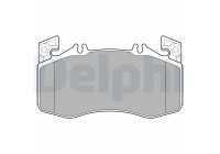 Brake pad set, disc brake LP3654 Delphi