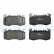 Brake pad set, disc brake LP3654 Delphi, Thumbnail 3