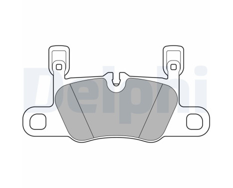 Brake Pad Set, disc brake LP3656 Delphi, Image 2