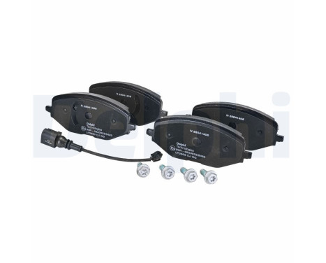 Brake pad set, disc brake LP3663 Delphi, Image 2