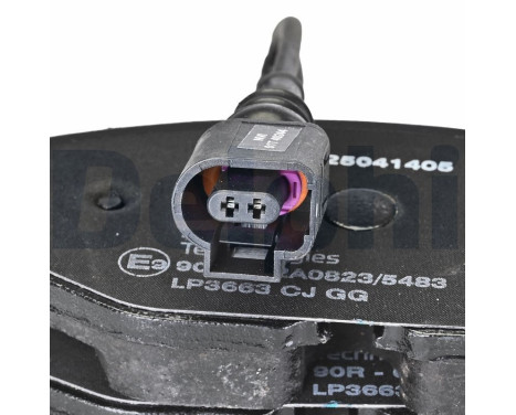 Brake pad set, disc brake LP3663 Delphi, Image 4