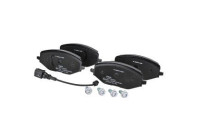 Brake pad set, disc brake LP3663 Delphi