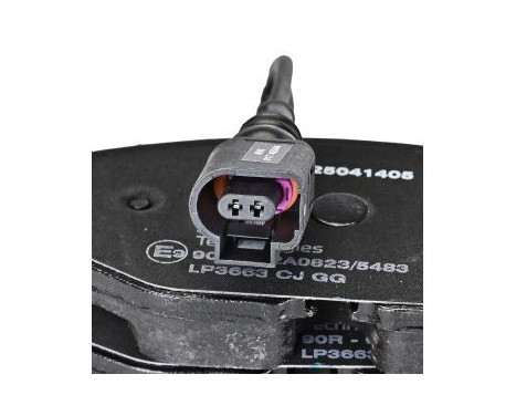 Brake pad set, disc brake LP3663 Delphi, Image 3