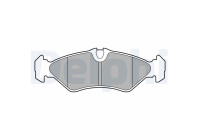Brake Pad Set, disc brake LP3664 Delphi