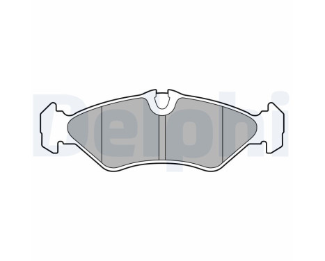 Brake Pad Set, disc brake LP3664 Delphi