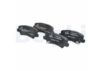 Brake Pad Set, disc brake LP3665 Delphi