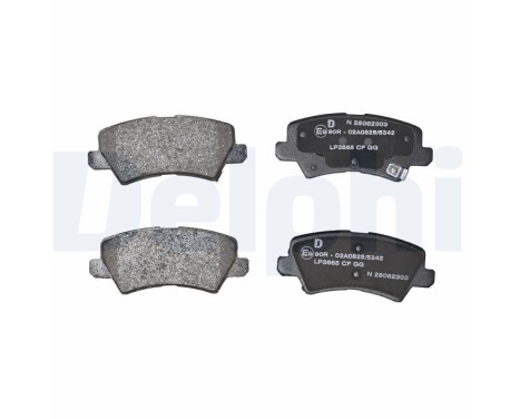Brake Pad Set, disc brake LP3665 Delphi, Image 2