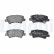 Brake Pad Set, disc brake LP3665 Delphi, Thumbnail 2