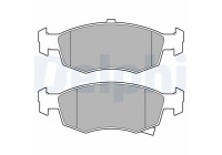 Brake Pad Set, disc brake LP3668 Delphi