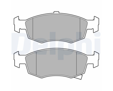 Brake Pad Set, disc brake LP3668 Delphi