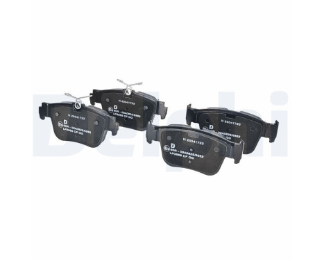 Brake Pad Set, disc brake LP3669 Delphi