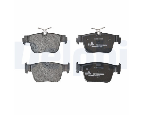 Brake Pad Set, disc brake LP3669 Delphi, Image 2