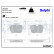 Brake Pad Set, disc brake LP3669 Delphi, Thumbnail 3