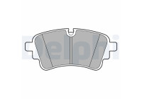 Brake Pad Set, disc brake LP3670 Delphi