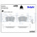Brake Pad Set, disc brake LP3670 Delphi