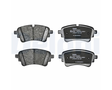 Brake Pad Set, disc brake LP3670 Delphi, Image 3