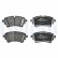 Brake Pad Set, disc brake LP3670 Delphi, Thumbnail 2