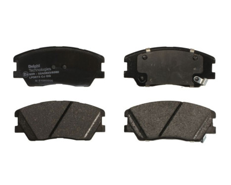 Brake Pad Set, disc brake LP3673 Delphi