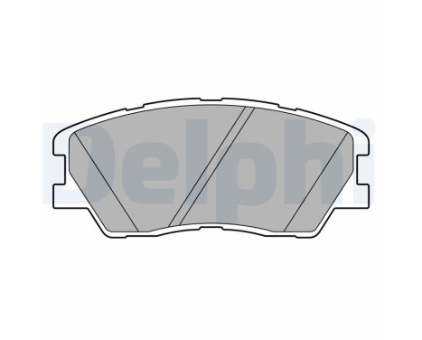 Brake Pad Set, disc brake LP3673 Delphi, Image 2