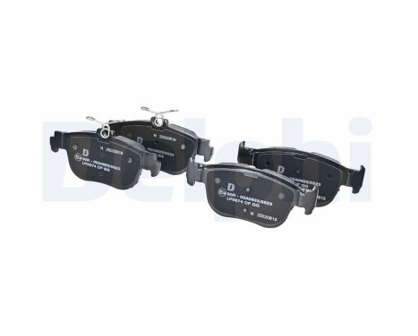 Brake Pad Set, disc brake LP3674 Delphi