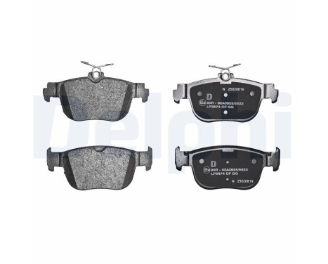 Brake Pad Set, disc brake LP3674 Delphi, Image 2