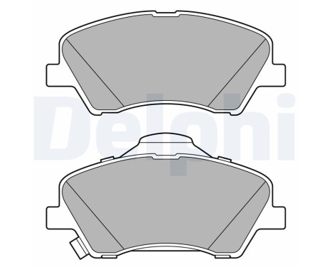 Brake Pad Set, disc brake LP3678 Delphi