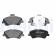 Brake Pad Set, disc brake LP3678 Delphi, Thumbnail 3
