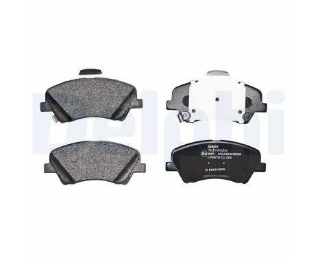 Brake Pad Set, disc brake LP3678 Delphi, Image 2